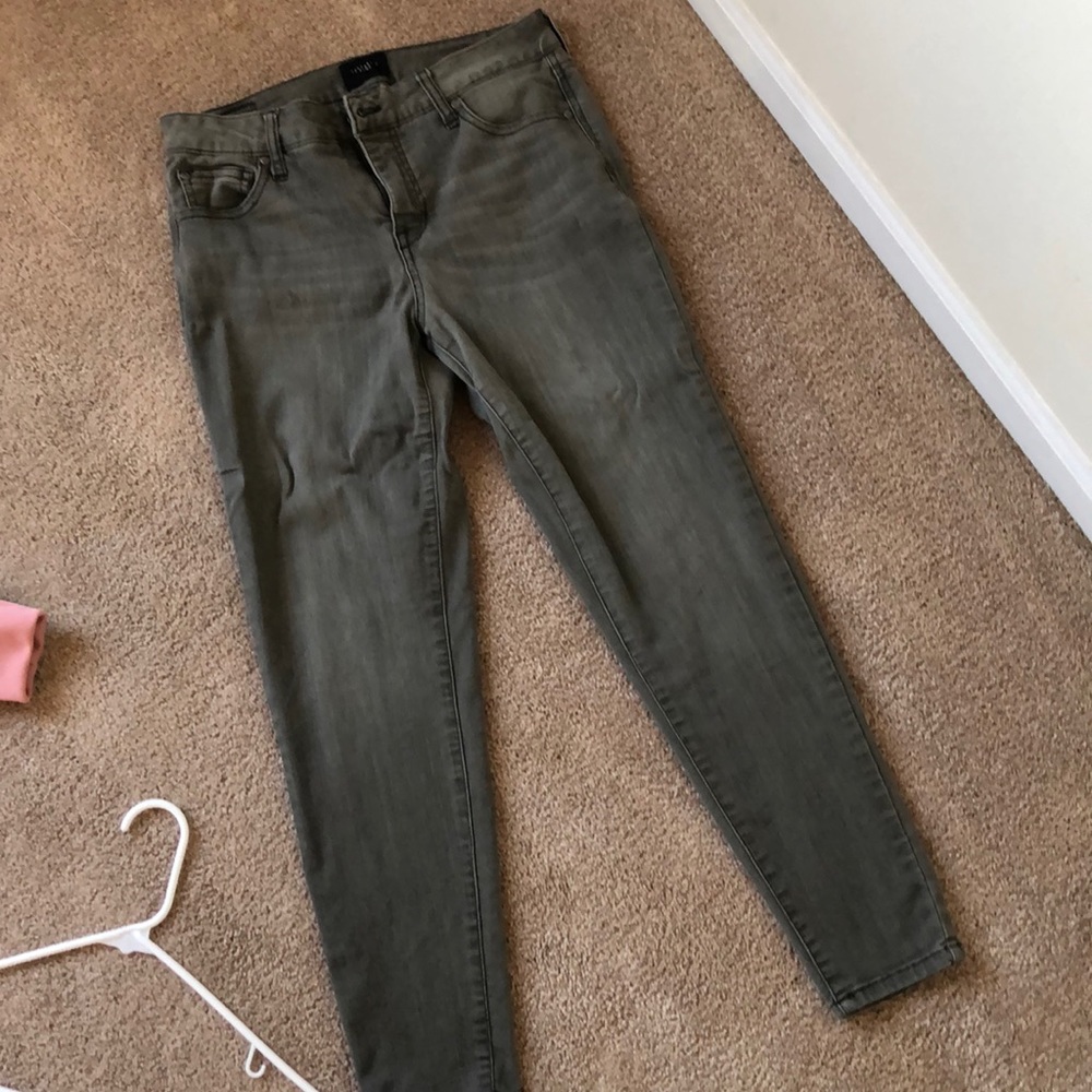Green jeans